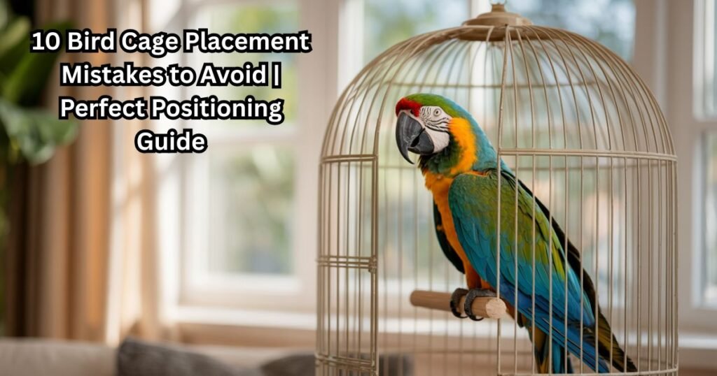 Best bird cage placement in living room for happy parrots