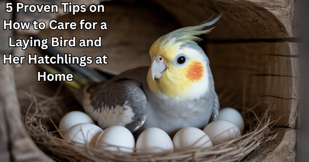 how to care for a laying bird in nest