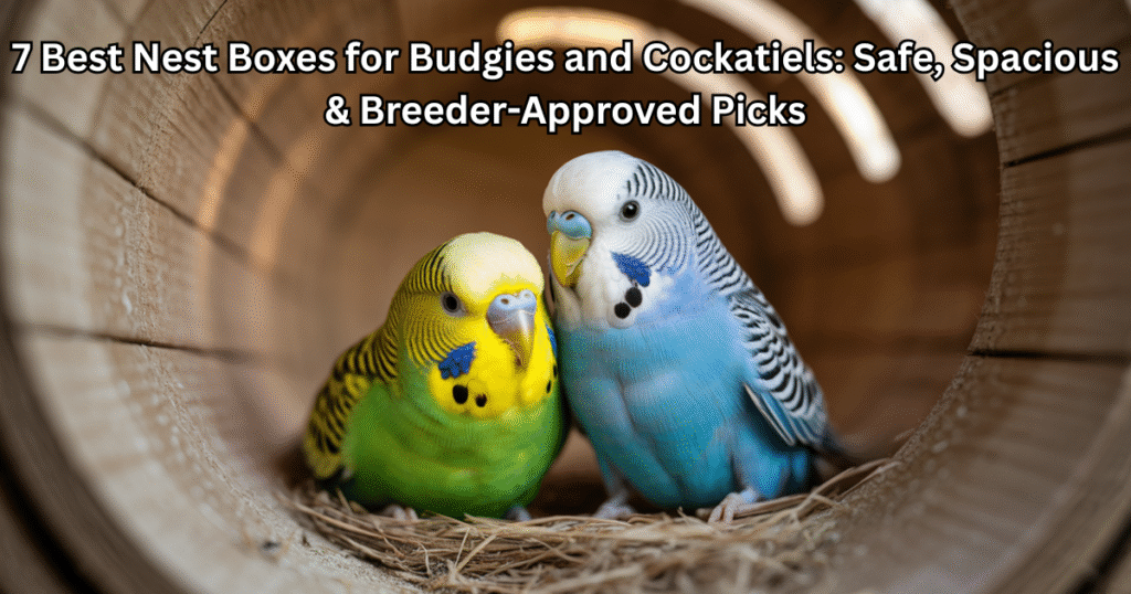best nest boxes for budgies and cockatiels