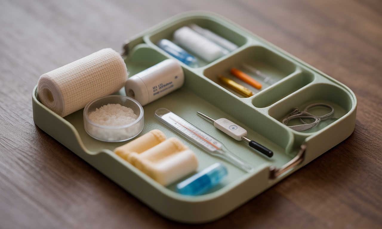 First aid kit for pet birds