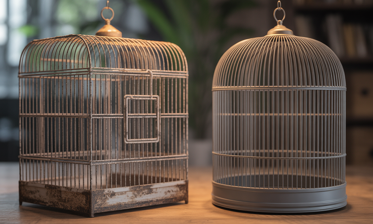 Old budget cage versus premium cage longevity comparison