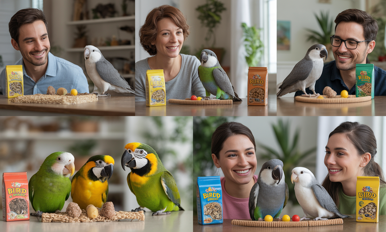 Bird owner testimonials on trusted care and product quality