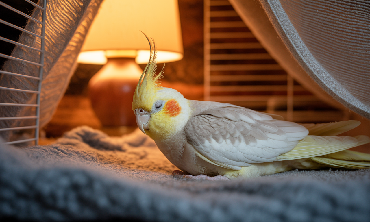 bird sleep routine for calm