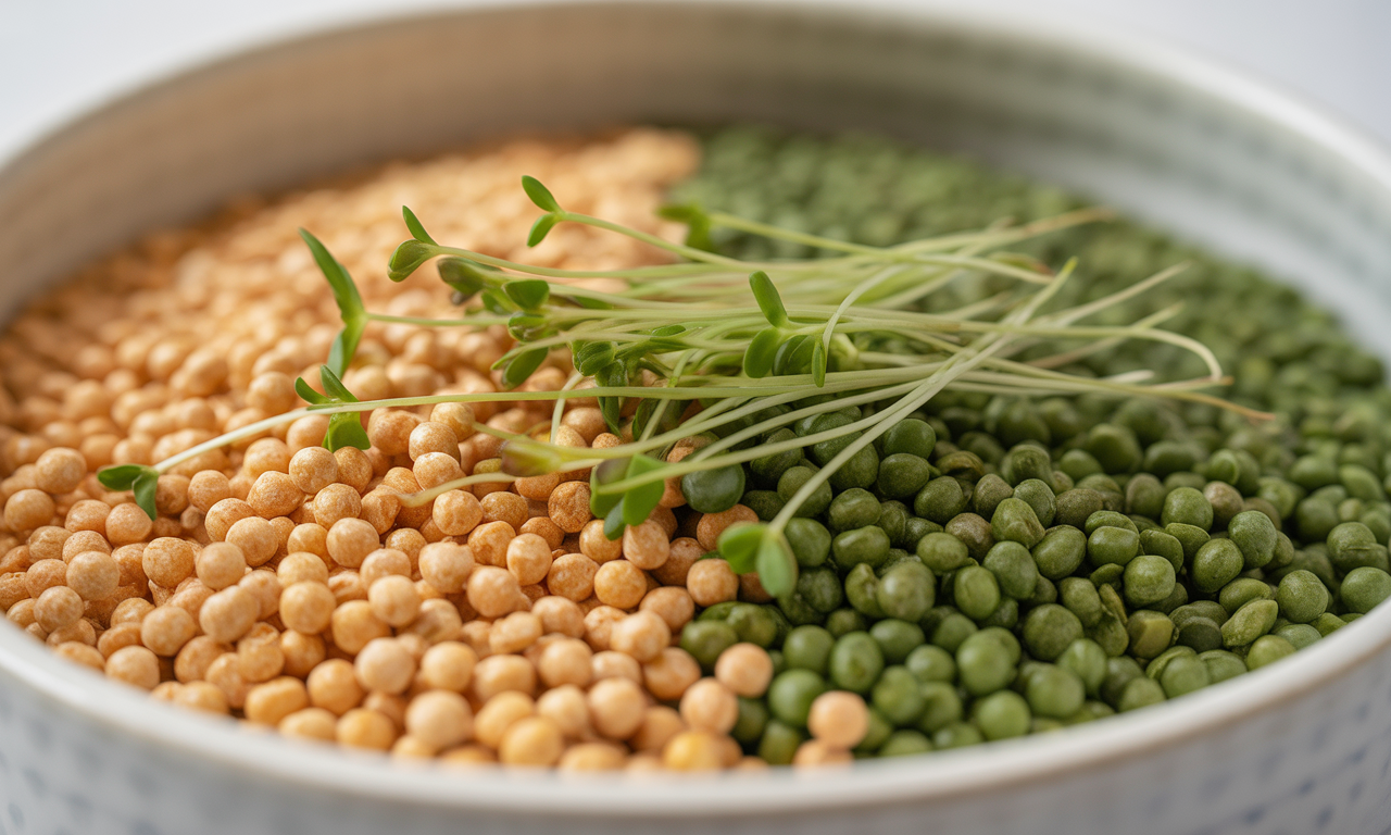 dye-free pellets and sprouts for pet birds
