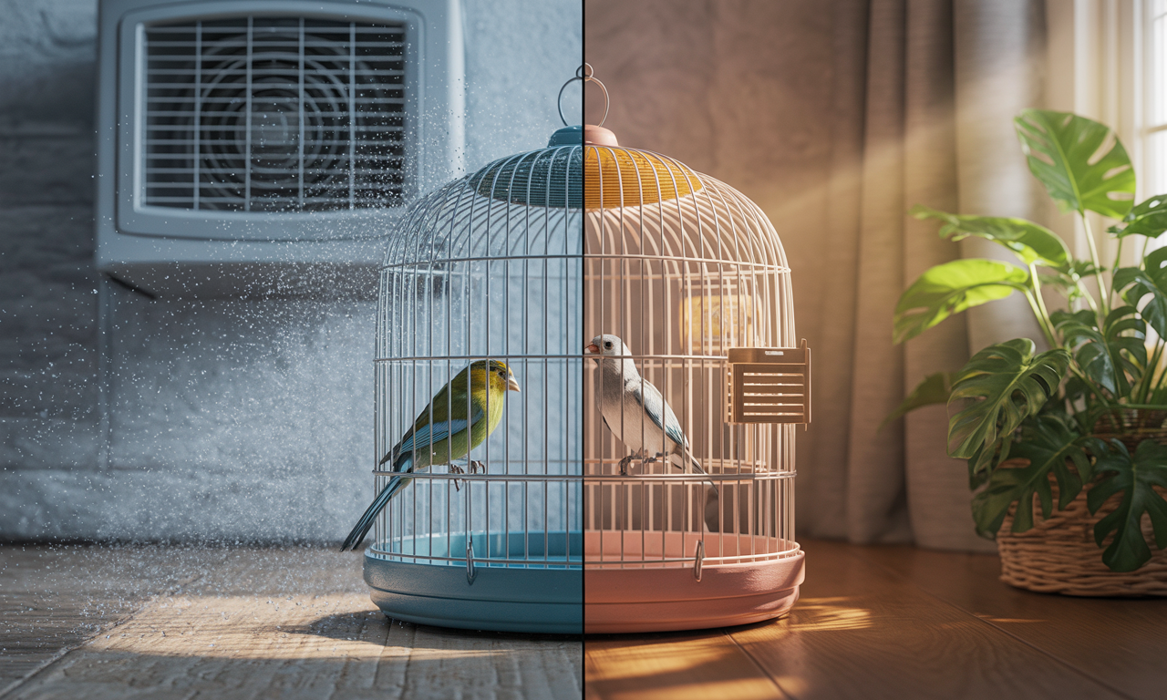 Common bird cage placement mistakes visual guide