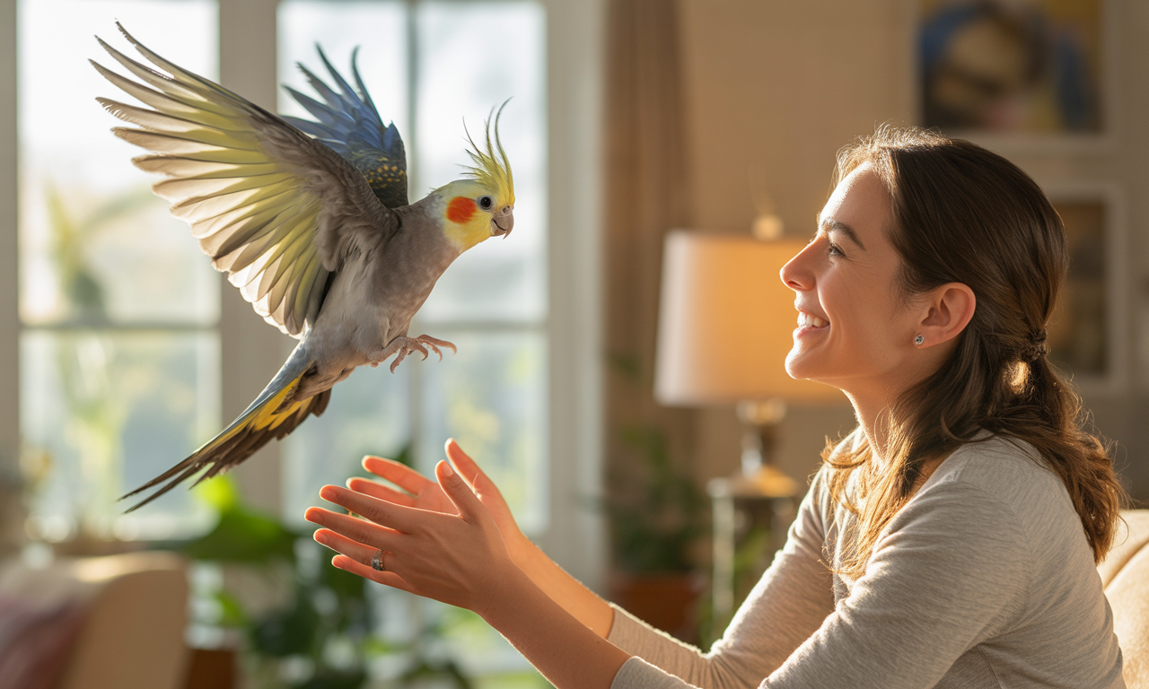 trusted bond between bird and owner