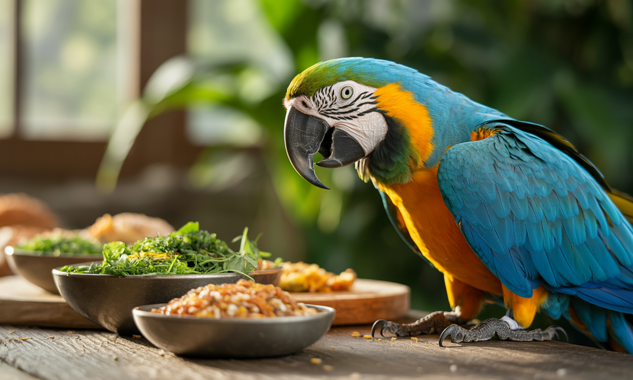 nutritious meal for bird molting season care
